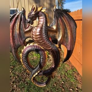 RESIN DRAGON WALL ART HANDMADE